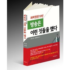 좌파정권 10년 방송은 이런짓들을 했다, 비봉출판사, 최도영,김강원 공저