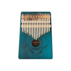 Korin Star 卡林巴桃花心木 17 音階拇指鋼琴 Korin Star, 藍海中的鯨魚（藍）