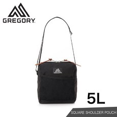 GREGORY 5L SQUARE SHOULDER POUCH 斜背包, 黑
