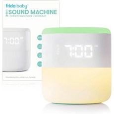 프리다 베이비 3-in-1 알람시계 + 사운드 머신 야간등 | 기상등 일출 백색소음 수면 유도기 훈련기 유아실 유아 청소년 침실 (블루투스), 프리다 베이비 3-in-1 알람시계 + 사운드 머신 야