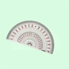 반원분도기 Ø15cm 콤비네이션스퀘어 스크라이버 똑템, 1개