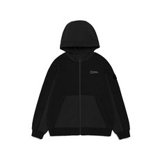 내셔널지오그래픽 키즈 N213KFT220 우븐 믹스 트레이닝 풀집업 CAR본 BLACK 318379