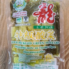 태국 사워 피클드 그린 머스타드 350g, 1개