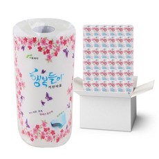 행복들이 키친타올 1박스 (70매X50개), 초극세사 경편크리너(30x40) 10P (블루)