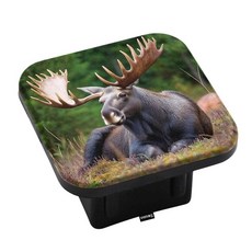 Swono 견인 히치 커버 영국 국기 빈티지 국기 트레일러 튜브 플러그 캡 범용 핏 5.1cm(2인치) 리시버 픽업 트럭 SUV 자동차용 337799, 무스