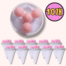 먼지쓱 통돌이 세탁기 거름망 먼지 제거 빨래망, 10개, 핑크 (10개입)