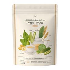 오빌릿 온당차 혈당차 7가지원물 뽕잎 돼지감자 바나바잎 여주 연자육 작두콩 보리 식후혈당케어 건강차, 1개, 40개입, 1.5g