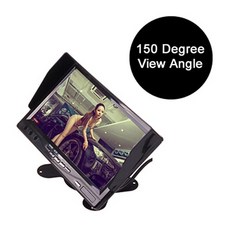 EKYLIN 7인치 TFT LCD 자동차 백미러 모니터 리모컨 2채널 RCA 비디오 입력 - 12-24V 800480HD 스크린 햇빛 가리개 눈부심 방지