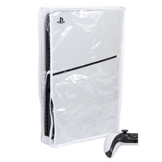 마켓세일러 PS5 슬림 투명 먼지 방지 커버, 1개, 화이트, PS5 슬림 투명 먼지방지커버