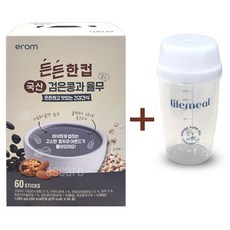 이롬 검은콩과율무 선식가루 + 믹스컵, 18g, 60개