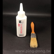Pro Pro 桌球拍易貼膠, 1個, 100 ml+1支刷子