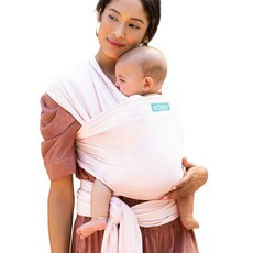 Moby Baby Wrap Carrier Classic fo Moby Baby Wrap Carrier Classic for Newborns to Toddlers (8-33lbs), Rose Quartz
