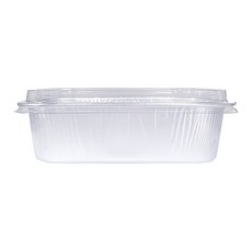 삼아 알루미늄 사각용기 980ml 직화 샐러드 프리미엄 일회용 용기 배달용기 포장용 뚜껑포함 세트, 3세트, 10개