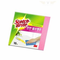 3M 천연펄프 행주 10매입 식당, 파랑