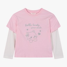 로엠걸즈 레이어드 롱슬리브 티셔츠 RGLA26S1C 176191