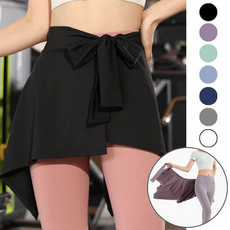 요가 와이존 힙커버 숏 랩스커트, 퍼플