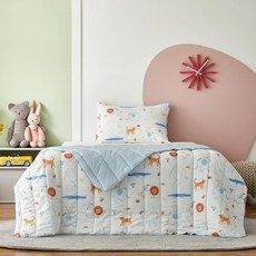 모던하우스 인천점 리틀와일드 모달 100% 얇은 차렵이불 150x200 아이보리 CZ0224029