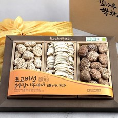 경성표고버섯 백화고 3종 세트 340g, 1개
