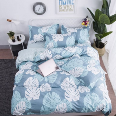 퀸 침구 풀세트 4p 베개 더블 침구 커버 순면 매트리스 사계절 호텔식 이불 싱글 플랫 양면