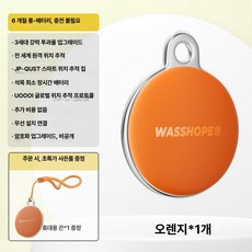 GPS 위치추적기 초소형 목걸이 미아방지, 기본 구성품, 에르메스오렌지 6개월 AES