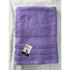 HSINGKUNG POLO 台灣製純棉箭頭緞檔吸水浴巾 70cm*140cm, 1個, 紫色