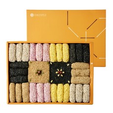강릉은정한과 능소화 3단 선물세트(+실크보자기 포장) 전통유과 답례품 상견례선물 명절 설날 추석선물 부모님선물 고급선물세트, 1.3kg, 1세트