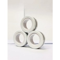 손가락 자석 반지 피젯 장난감 세트 성인 스피너 링 스트레스 해소 불안 완화 치료 3 개, [28] White, 1개