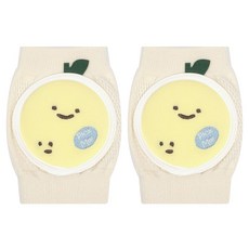 메르베 유아 아동용 무릎보호대 양쪽 세트, 1세트, 레몬톡