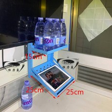 전화기 거치대 철판 받침대 사무실 2단 선반, 2층