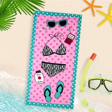 퀸스콕 비키니 극세사 타월 하이트드라이타월