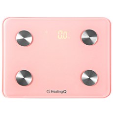 힐링큐 스마트 체중계, HQ-S3000, 핑크
