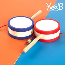 [캐스B] 맑은소리 흔들북/대 (2859) 색상랜덤 아기북 리듬악기 타악기 딸랑이북 소고