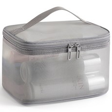 더블레이어 메쉬파우치 화장품 세면도구 대용량 다용도 파우치