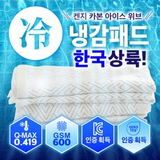 켄지일본정품 카본듀라론쿨 냉감패드 매트 4계절유아용 침대매트