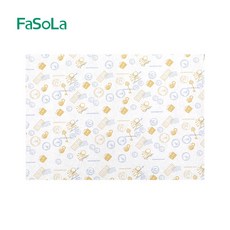 DFMEI FaSoLa家用三明治包裝紙防油紙漢堡包裝盒飯糰芝士紙捲餅烘焙油紙, 1個, 大尺寸(50張):美式風情