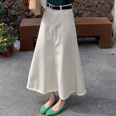 여름 데님 에이라인 머메이드 스커트 하이웨이스트 슬림핏 글램룩 섹시 청초룩 비보뉴