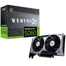 MSI 지포스 RTX 5060 벤투스 2X D7 8GB 그래픽카드, 혼합색상 1개