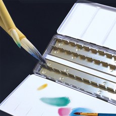 깨들 물감 틴케이스 팔레트 48색 고체물감빠레트