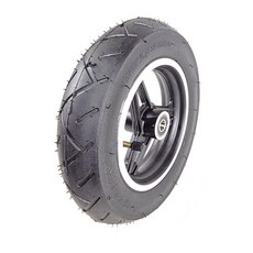 10인치 에어바퀴 10x2.125 타이어 앞바퀴, 1개, 블랙