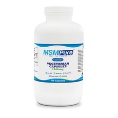 MSMPure MSM無麩質素食膠囊 1000mg, 250顆, 1罐