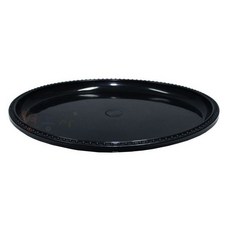 영농사 타원형 민자 화분받침대 1호 (내경 23x18cm) 10EA, 블랙, 100개