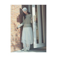 에잇세컨즈 쉬어 롱스커트 아이보리 356327CC40
