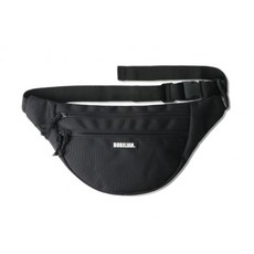 버빌리안 힙색 버빌리안 가방 하프문 웨이스트백_Black 367674, BLACK