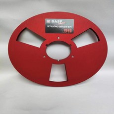 BASF 12인치 릴 298mm 오프너 빈 알루미늄 테이프, 02 silver