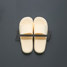 磁吸鞋架 門後拖鞋架 壁掛拖鞋架, 鞋架灰色-短款, 1個