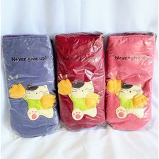 泡泡喵拼布 束口水壺袋 防水防撞斜背包 雨傘收納袋 貓咪KOKOCAT, 紅色, 1個