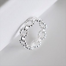 (Silver925) Neat circle ring, 16호