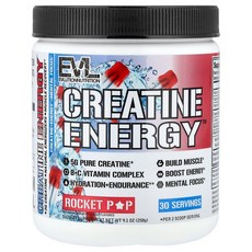 EVLution Nutrition Creatine Energy™ 로켓 팝 (9.1oz) - 257 g, 1개