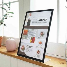 원포 스탠드형 A4 쇼케이스 스탠드안내판 스탠드형안내판 종이꽂이 메뉴판스탠드 아크릴쇼케이스