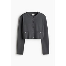 HM 브랜드관 파인니트 가디건 다크 그레이 1265364